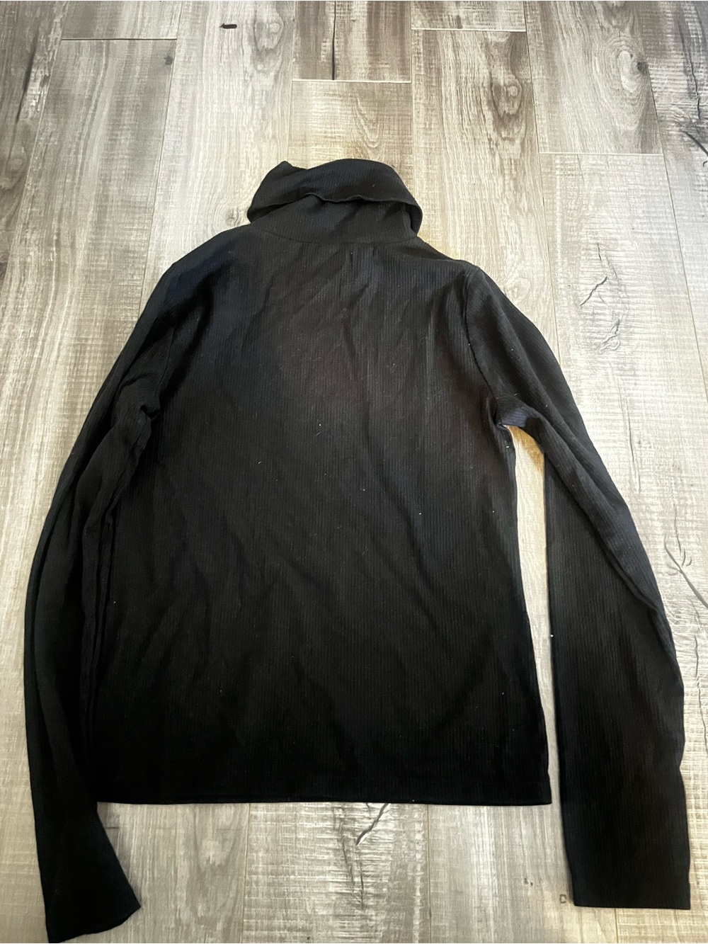 Men's Black Turtleneck Sweater - Classic Lightweight Knit